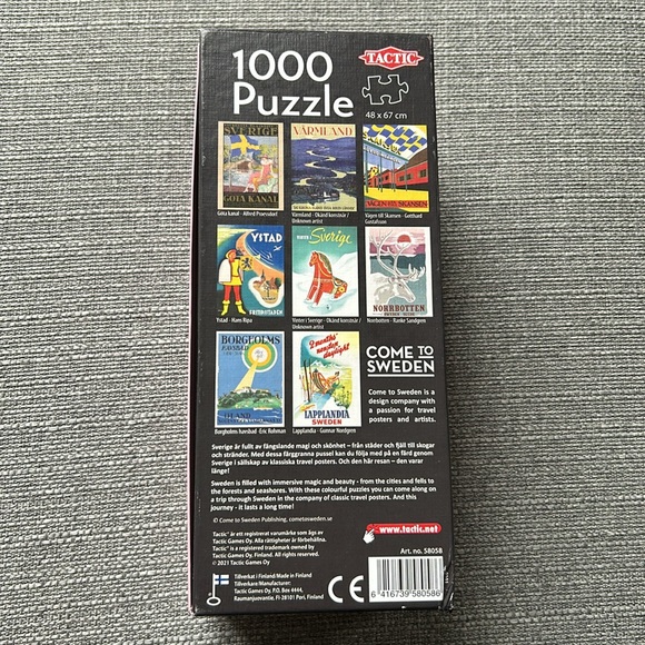 1000 pc. Come To Sweden Norrbotten Puzzle - Picture 5 of 5